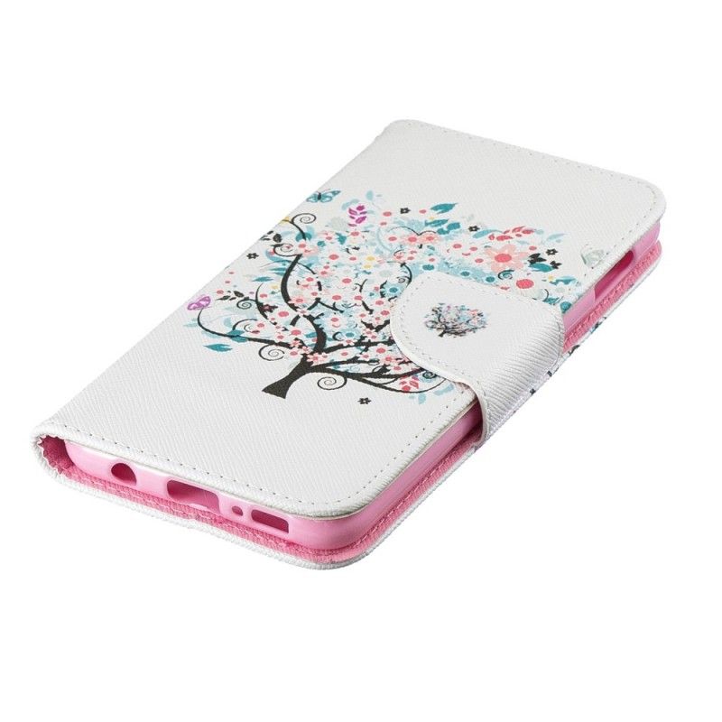 Flip Cover Samsung Galaxy S10e Blomstret Træ