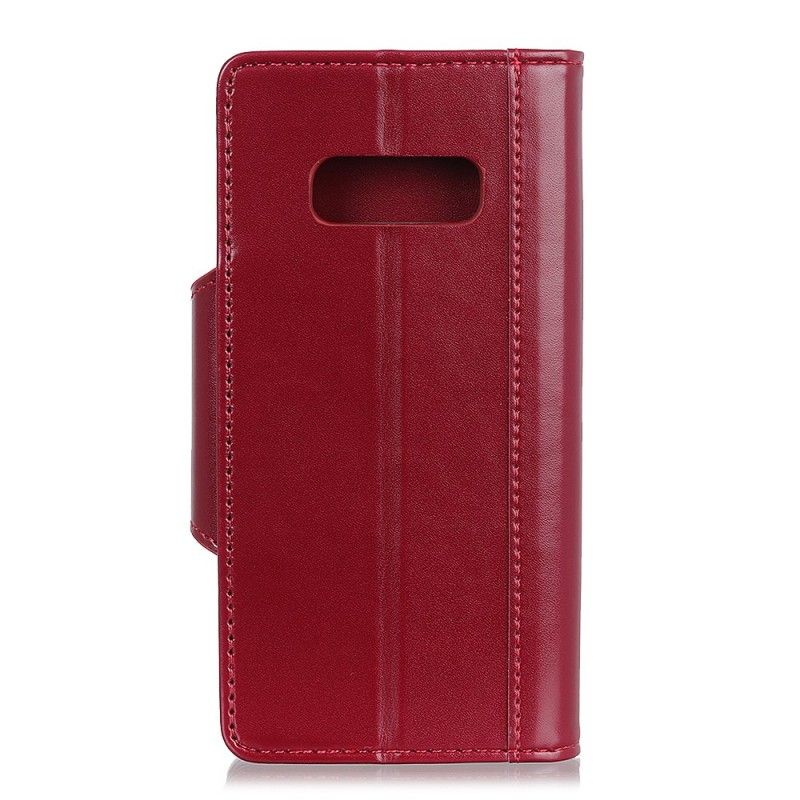 Flip Cover Samsung Galaxy S10e Mobilcover Faux Læder Elegance Lukning