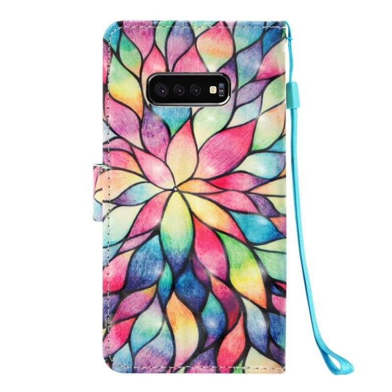 Flip Cover Samsung Galaxy S10e Mobilcover Optisk Farve