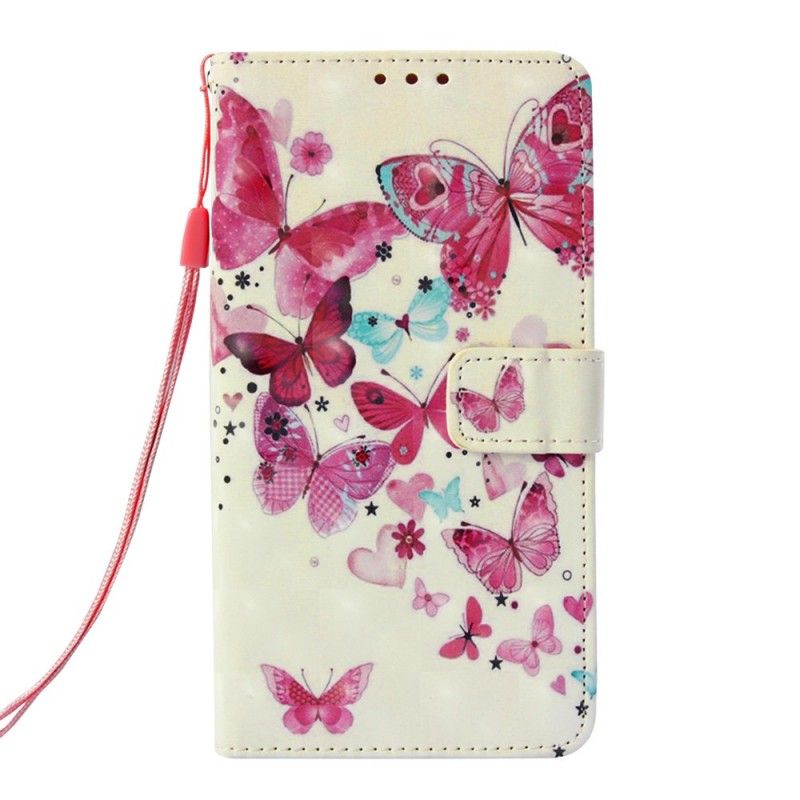 Flip Cover Samsung Galaxy S10e Sommerfuglflyvning