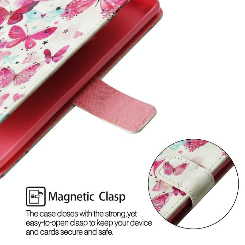 Flip Cover Samsung Galaxy S10e Sommerfuglflyvning