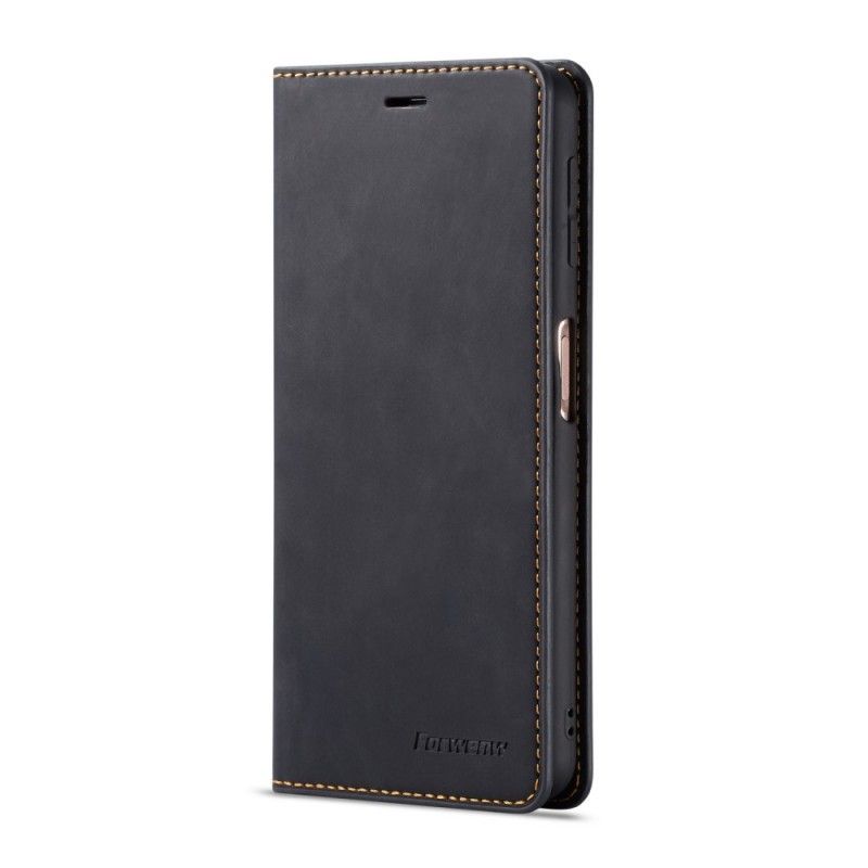 Flip Cover Samsung Galaxy S10e Sort Mobilcover Forwenw Lædereffekt