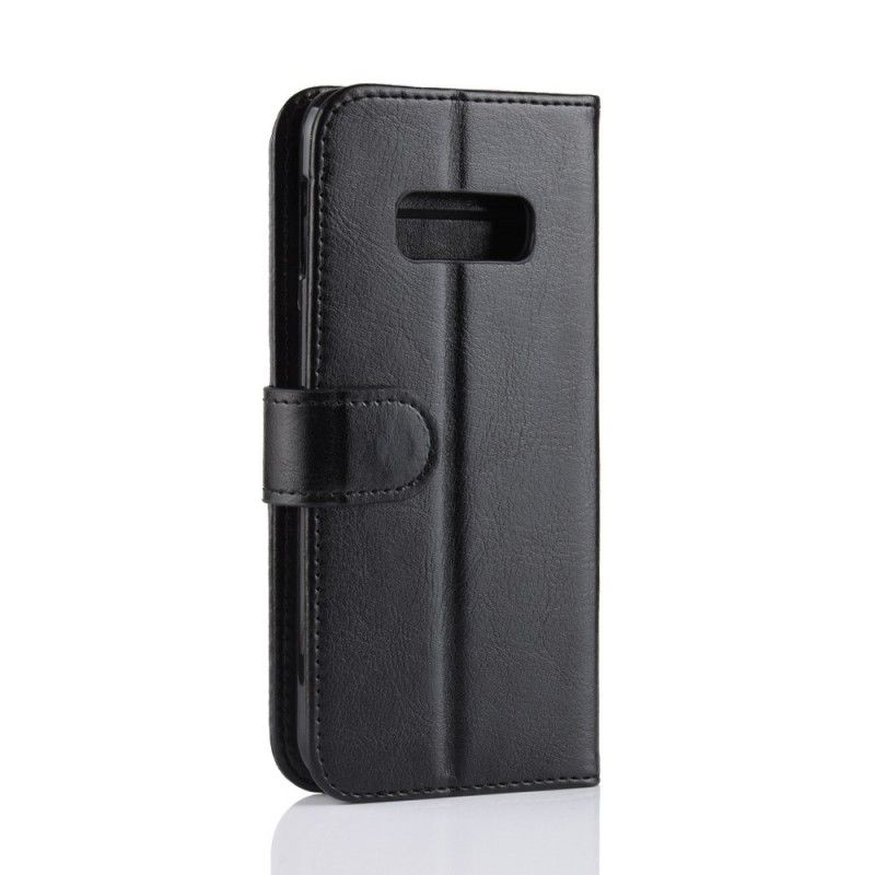 Flip Cover Samsung Galaxy S10e Sort Mobilcover Ultra Kunstlæder