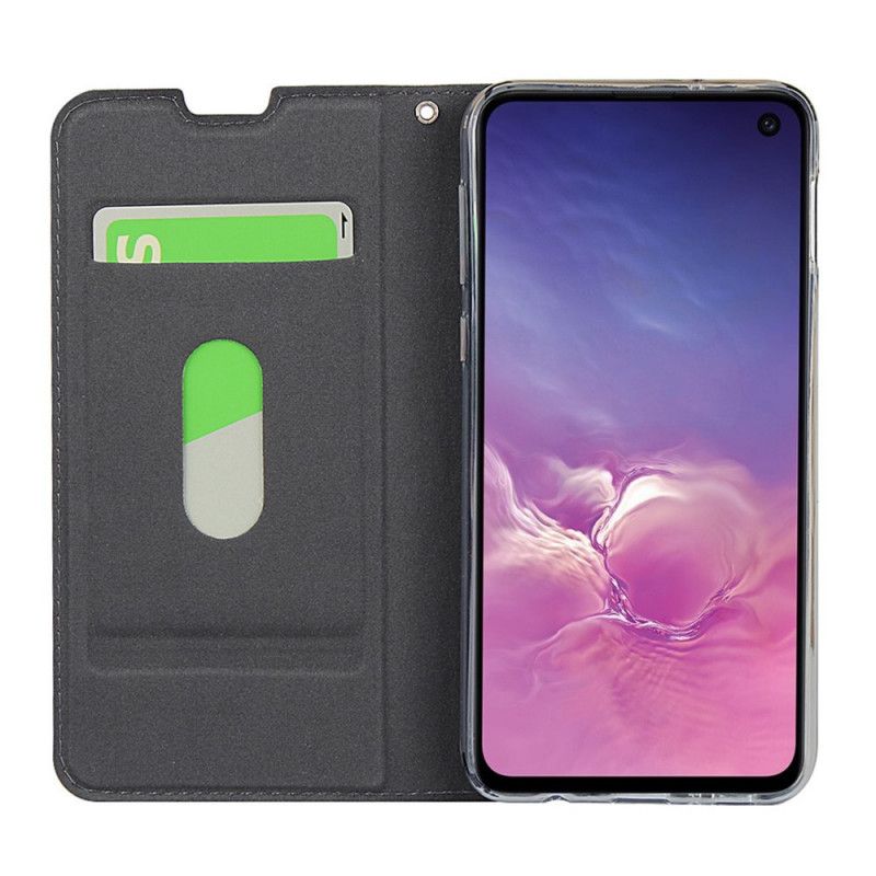 Læder Cover Samsung Galaxy S10e Sort Ultra Finesse