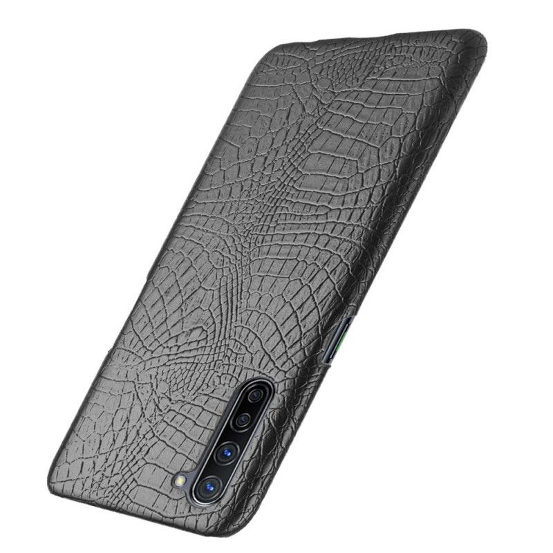 Cover Oppo Find X2 Lite Sort Krokodillehudeffekt Original