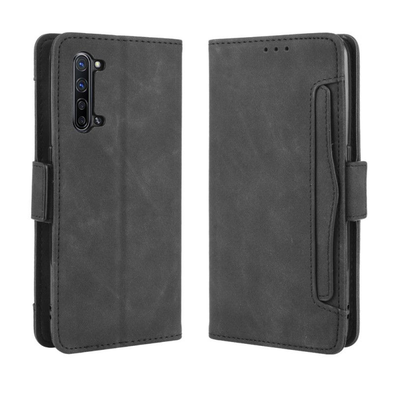 Flip Cover Læder for Oppo Find X2 Lite Sort Førsteklasses Multikort