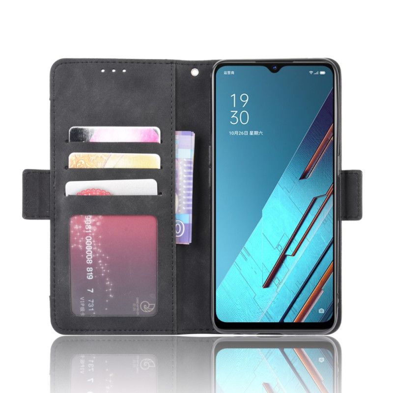 Flip Cover Læder for Oppo Find X2 Lite Sort Førsteklasses Multikort