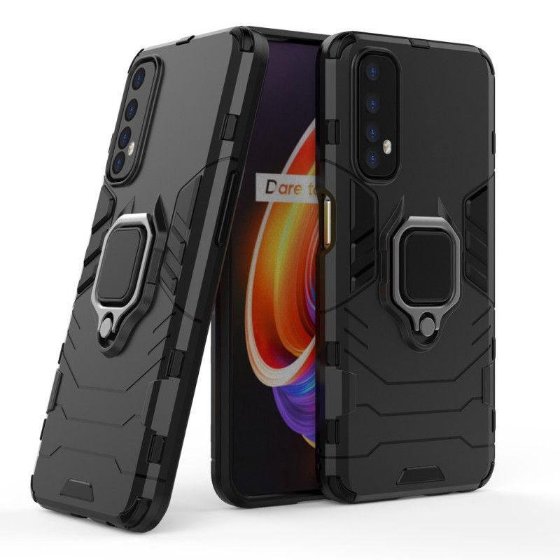 Cover for Realme 7 Sort Resistent Ring