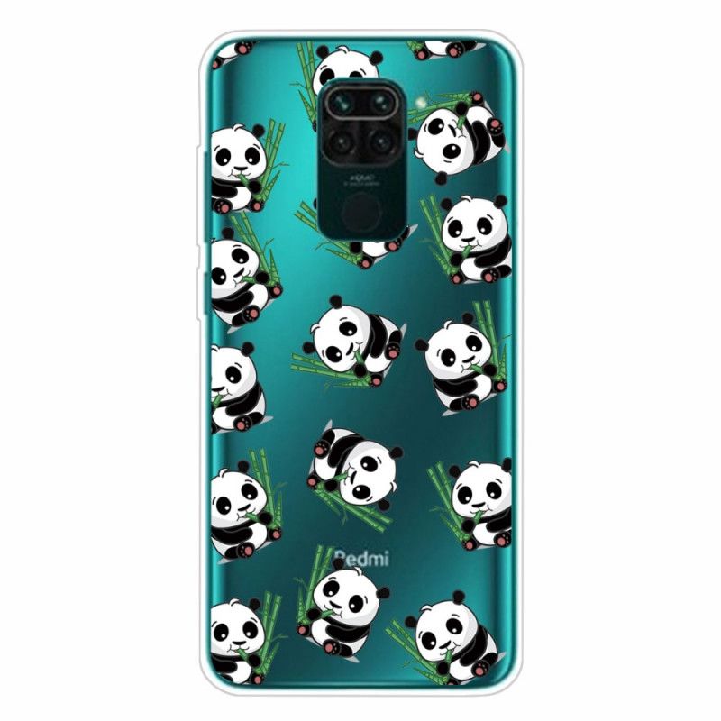 Cover for Xiaomi Redmi Note 9 Små Pandaer