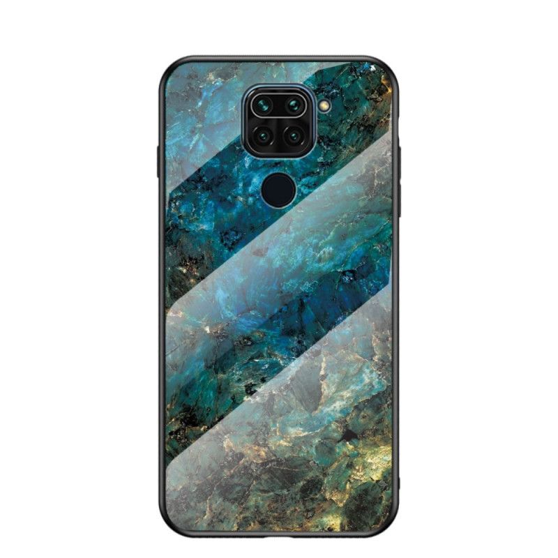 Cover for Xiaomi Redmi Note 9 Sort Premiumfarver Hærdet Glas