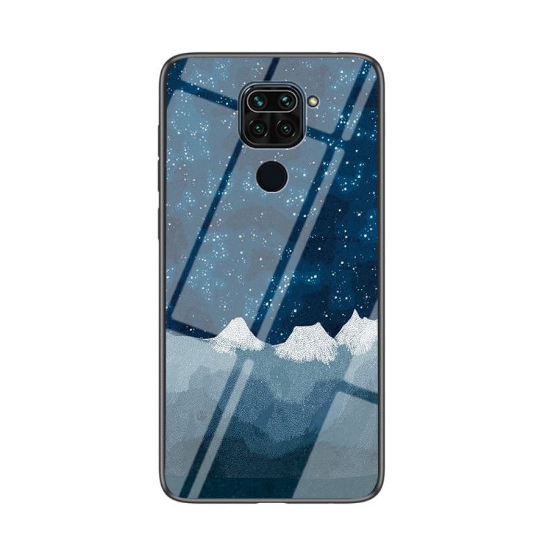 Cover for Xiaomi Redmi Note 9 Sort Skønhedshærdet Glas