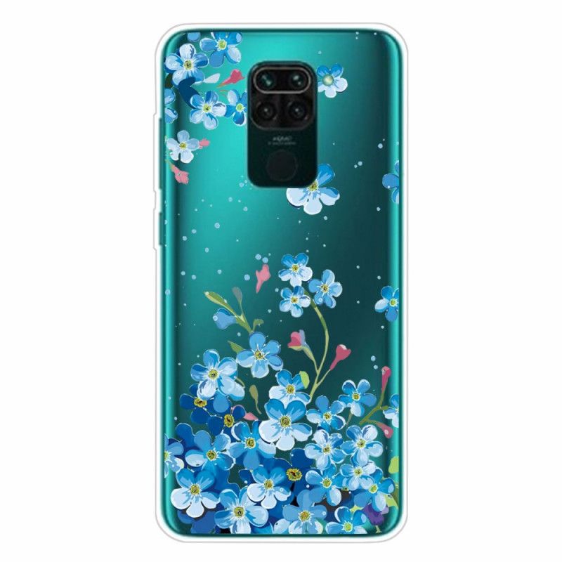 Cover Xiaomi Redmi Note 9 Buket Blå Blomster