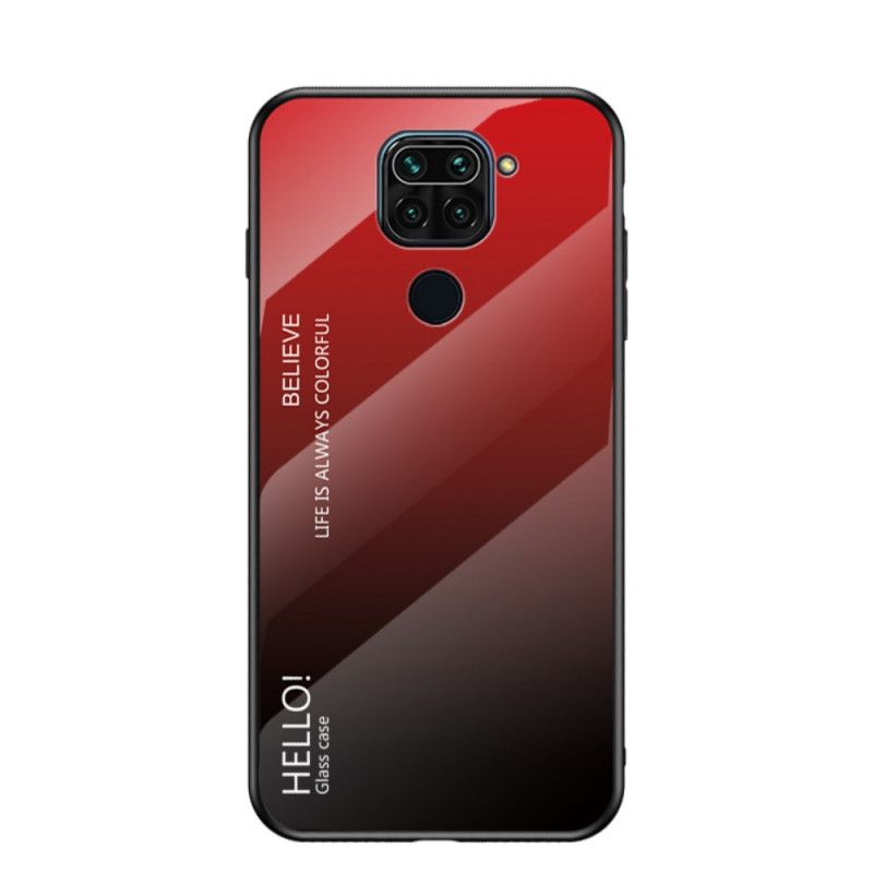 Cover Xiaomi Redmi Note 9 Sort Hej Hærdet Glas