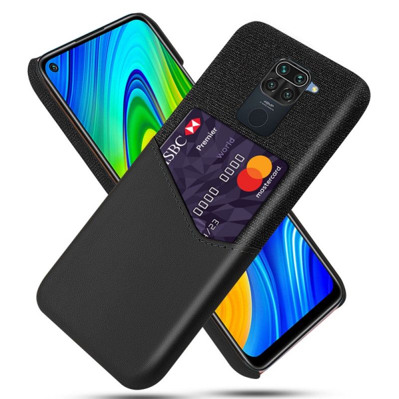 Cover Xiaomi Redmi Note 9 Sort Ksq Kortholder