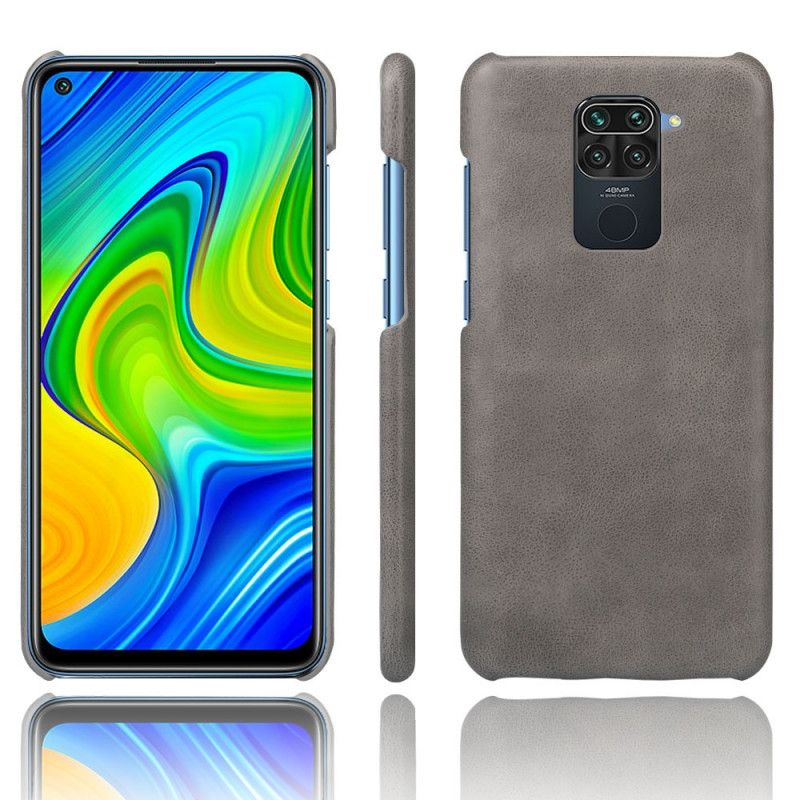 Cover Xiaomi Redmi Note 9 Sort Ksq-Lædereffekt