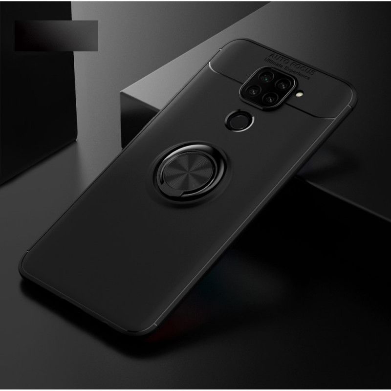 Cover Xiaomi Redmi Note 9 Sort Roterende Ring