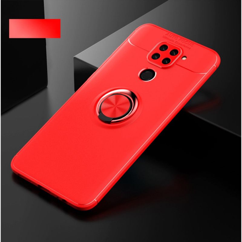 Cover Xiaomi Redmi Note 9 Sort Roterende Ring