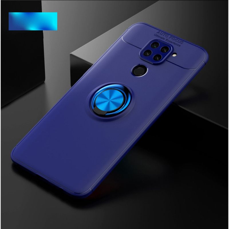 Cover Xiaomi Redmi Note 9 Sort Roterende Ring