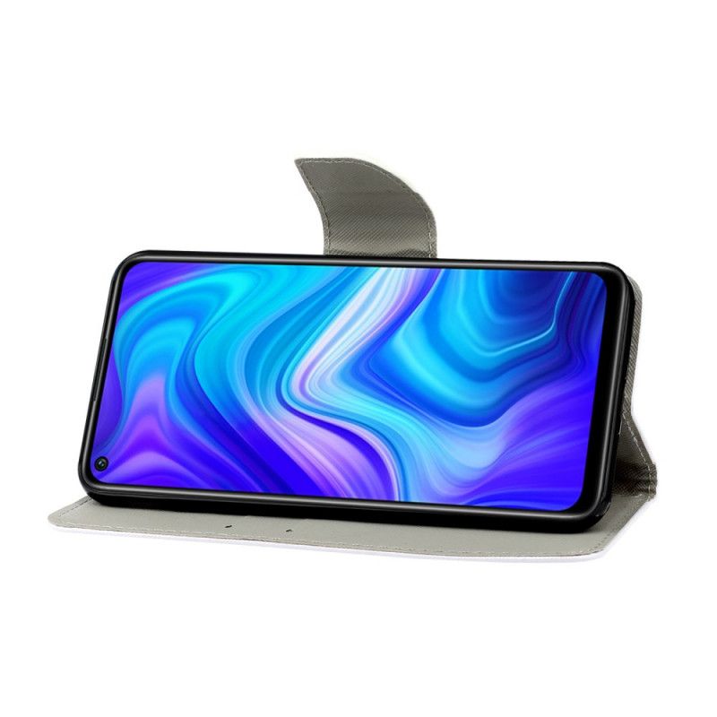 Flip Cover Læder for Xiaomi Redmi Note 9 Thong Tusindfryd