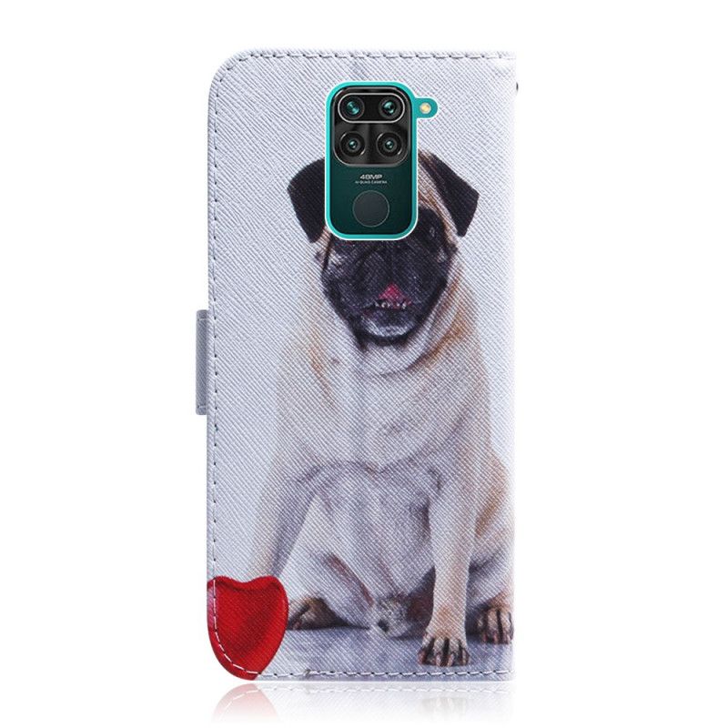 Flip Cover Læder Xiaomi Redmi Note 9 Mops Hund