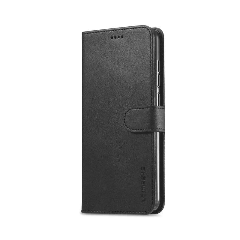 Flip Cover Læder Xiaomi Redmi Note 9 Sort Lc.Imeeke Lædereffekt