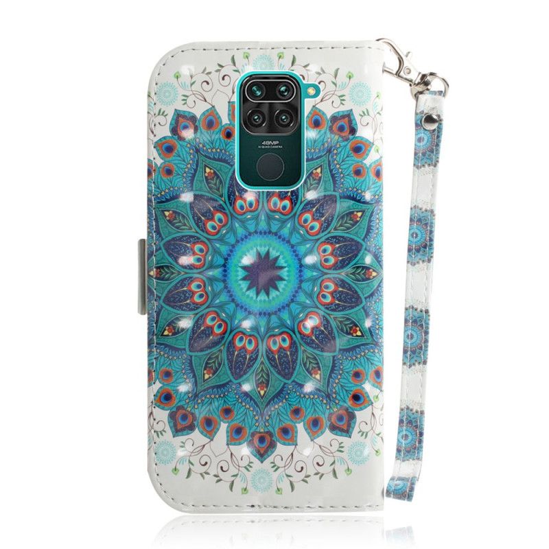 Flip Cover Xiaomi Redmi Note 9 Mobilcover Mesterlig Mandala Med Rem