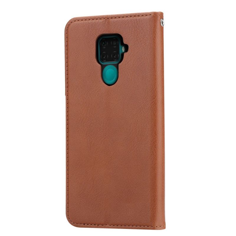 Læder Cover Xiaomi Redmi Note 9 Sort Mobilcover Kortholder I Kunstlæder