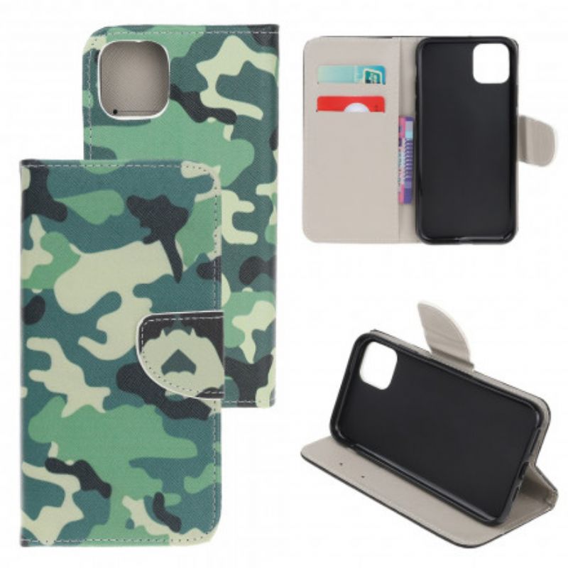 Flip Cover Til Xiaomi Mi 11 Lite 5g Ne / Mi 11 Lite 4g / 5g Camouflage