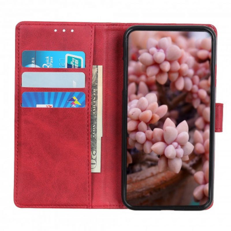 Flip Cover Xiaomi Mi 11 Lite 5g Ne / Mi 11 Lite 4g / 5g Retro Mat Lædereffekt