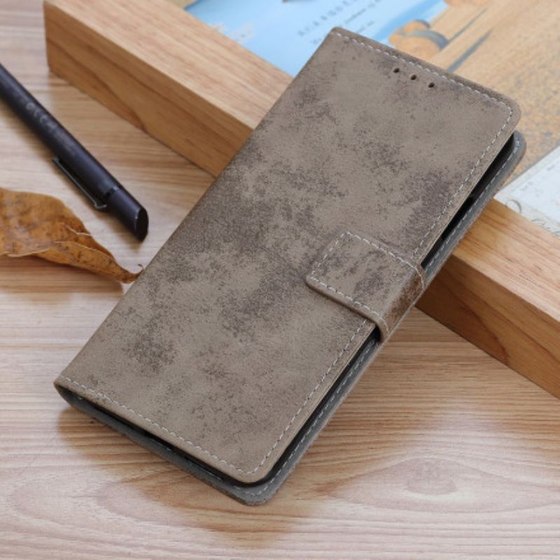 Flip Cover Xiaomi Mi 11 Lite 5g Ne / Mi 11 Lite 4g / 5g Vintage Lædereffekt