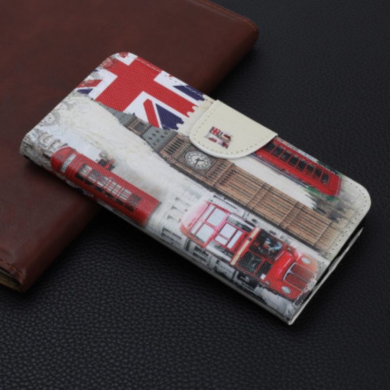 Læder Cover Xiaomi Mi 11 Lite 5g Ne / Mi 11 Lite 4g / 5g Telefon Etui London Life