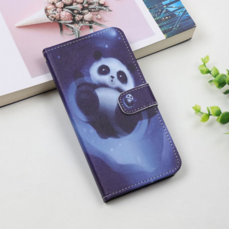 Læder Cover Xiaomi Mi 11 Lite 5g Ne / Mi 11 Lite 4g / 5g Telefon Etui Panda Space