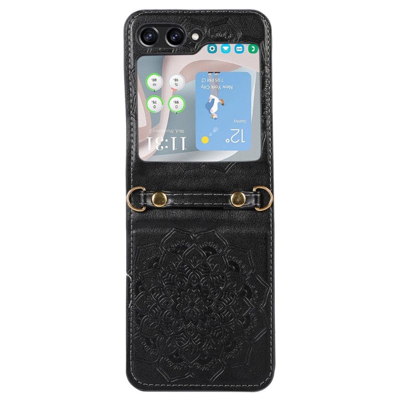 Cover Samsung Galaxy Z Flip 5 Mandala Med Skulderrem