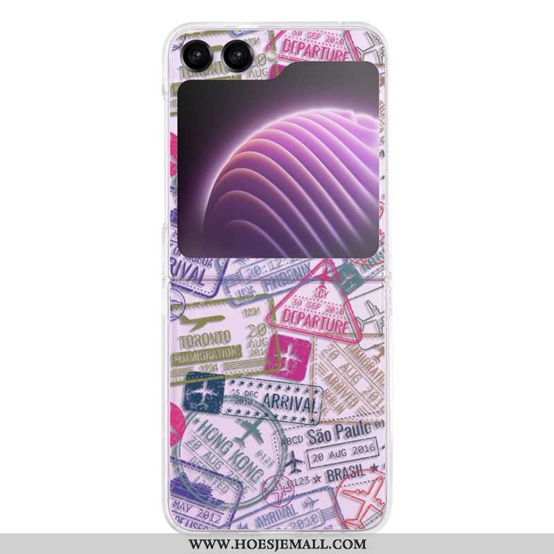 Cover Til Samsung Galaxy Z Flip 5 Gennemsigtig Rejse