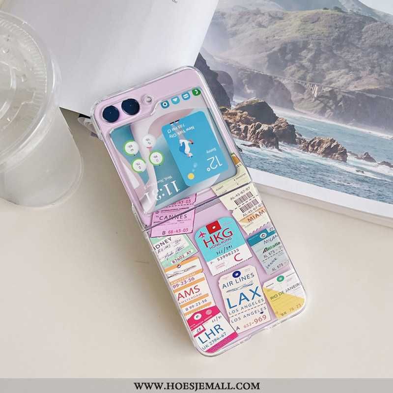 Cover Til Samsung Galaxy Z Flip 5 Gennemsigtig Rejse