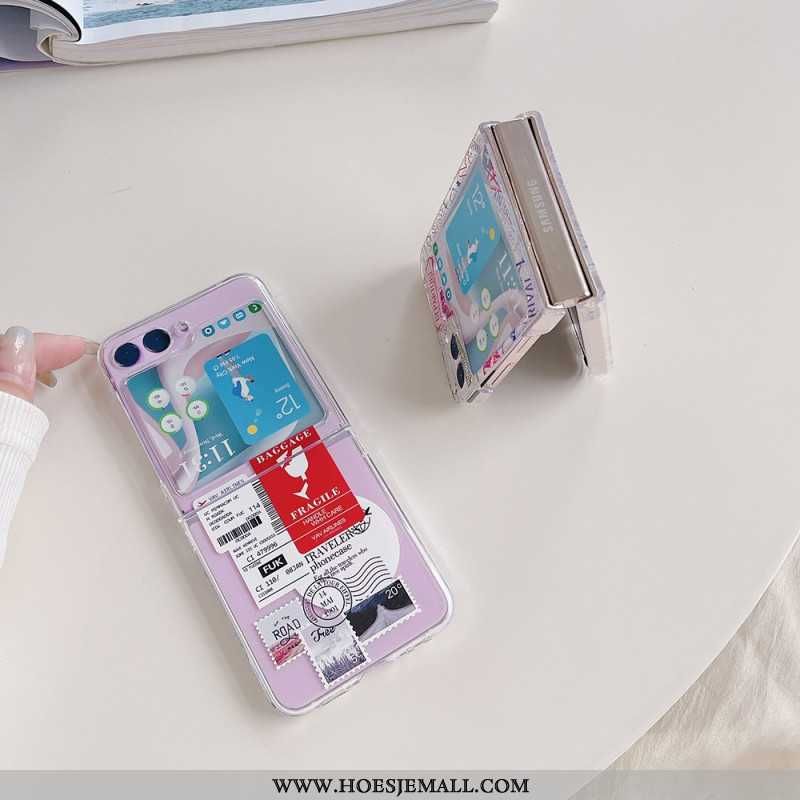 Cover Til Samsung Galaxy Z Flip 5 Gennemsigtig Rejse