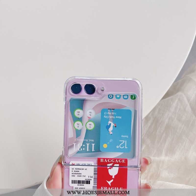 Cover Til Samsung Galaxy Z Flip 5 Gennemsigtig Rejse