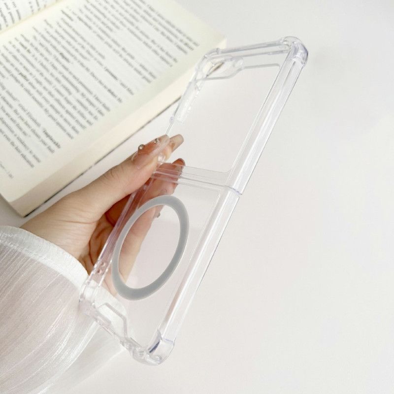 Cover Til Samsung Galaxy Z Flip 5 Transparent Magsafe Kompatibel