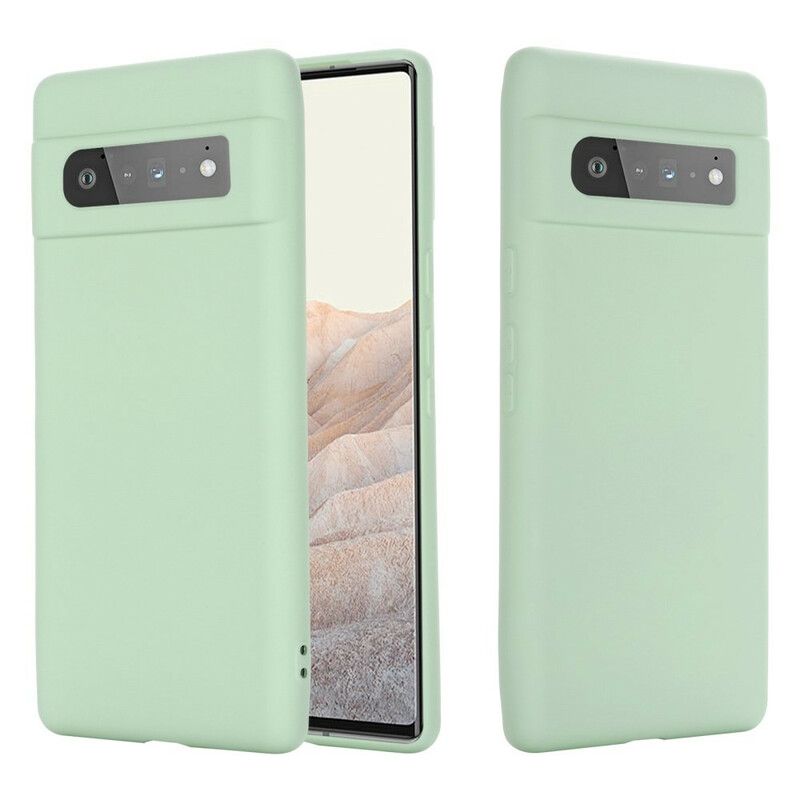 Cover Google Pixel 6 Pro Telefon Etui Flydende Silikone Med Snor