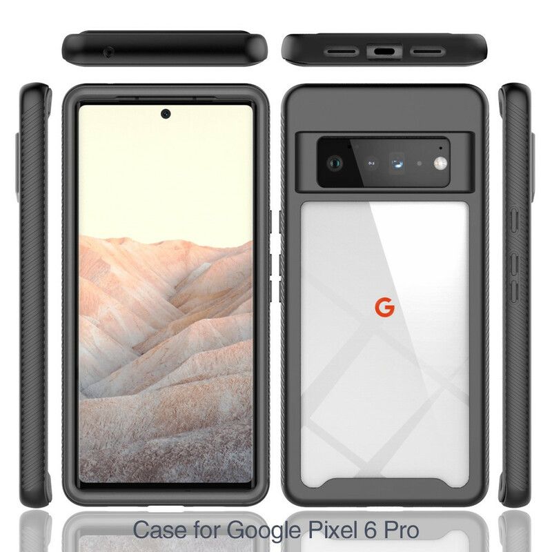 Cover Til Google Pixel 6 Pro Hybrid Affasede Kanter