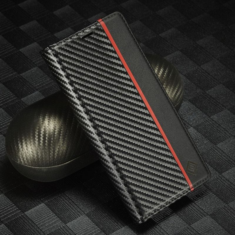 Flip Cover Google Pixel 6 Pro Carbon Fiber Lc.imeeke