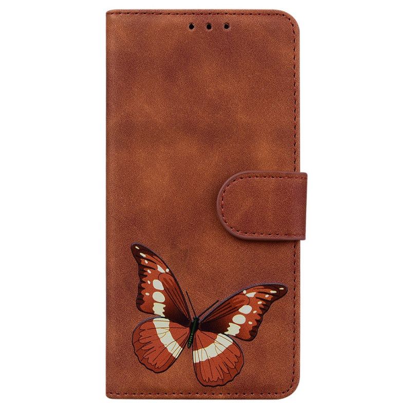 Flip Cover Google Pixel 6 Pro Skin-touch Butterfly