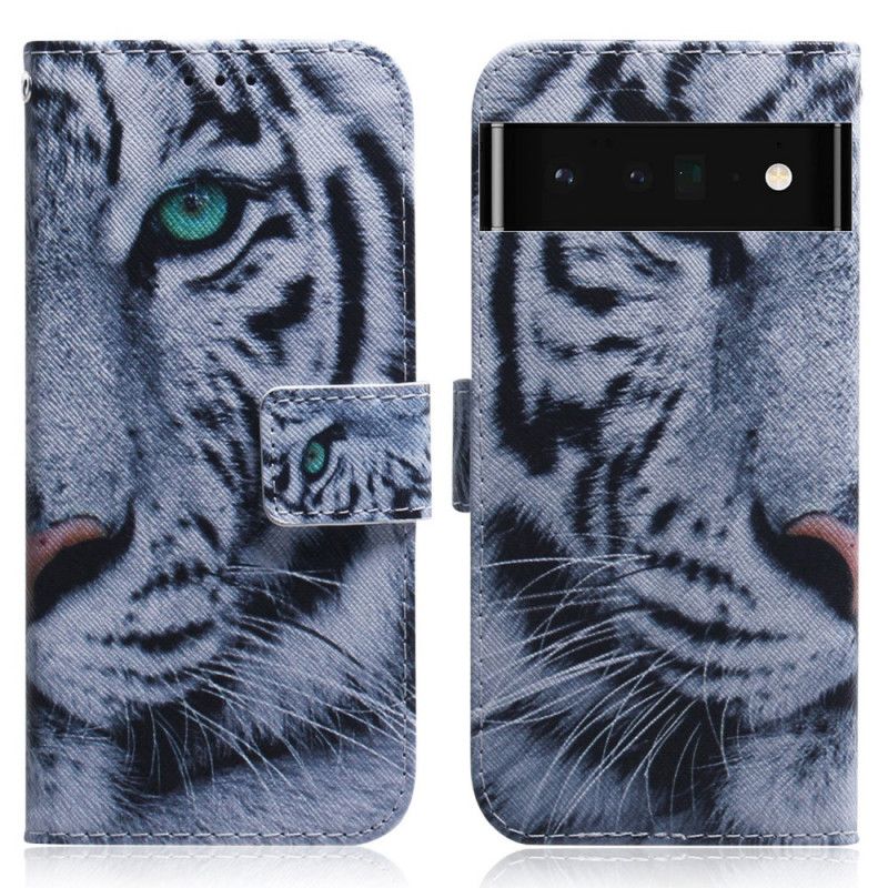 Flip Cover Google Pixel 6 Pro Tiger Face