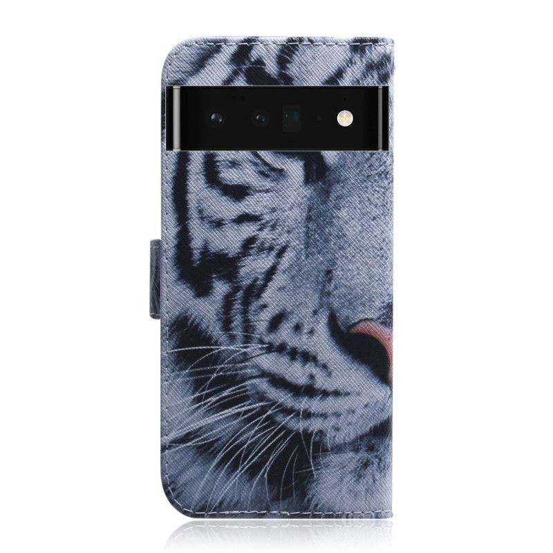 Flip Cover Google Pixel 6 Pro Tiger Face