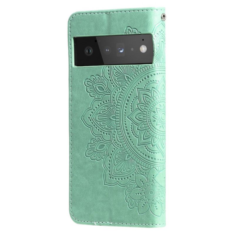 Flip Cover Til Google Pixel 6 Pro Blomstermandala