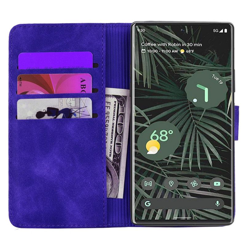 Læder Cover Google Pixel 6 Pro Telefon Etui Barokmandala