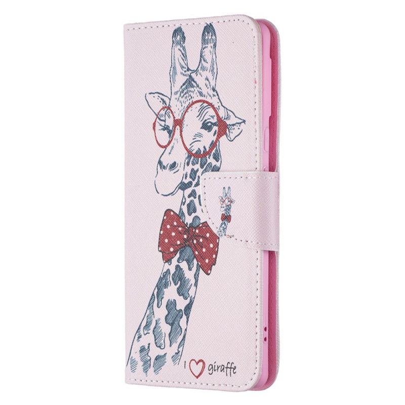 Læder Cover Google Pixel 6 Pro Telefon Etui Brainy Giraffe