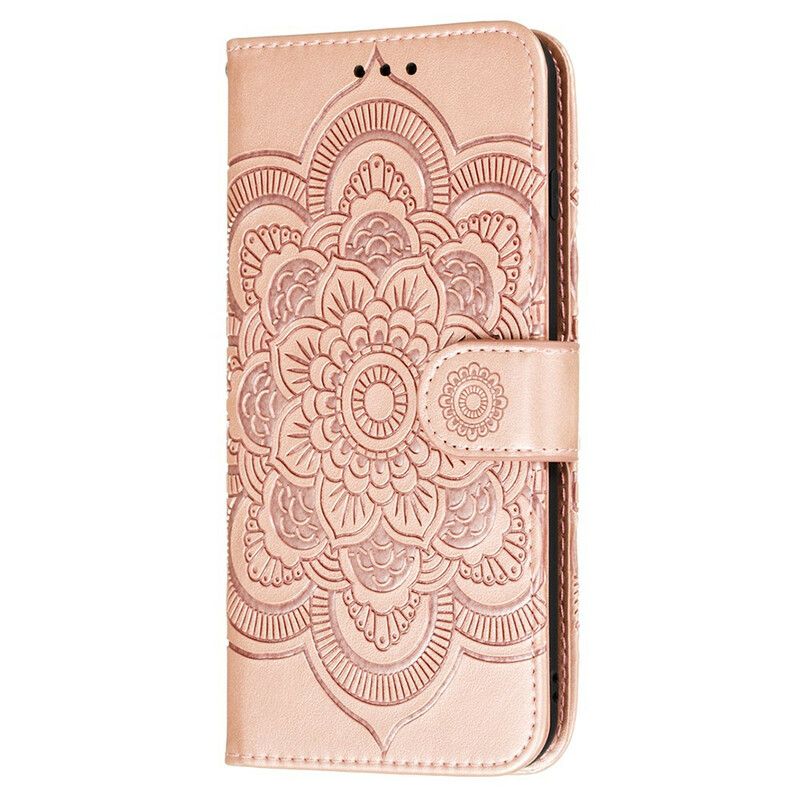 Læder Cover Google Pixel 6 Pro Telefon Etui Fuld Mandala