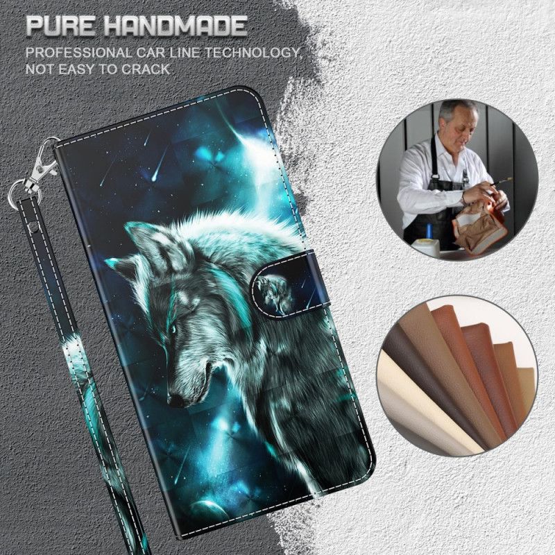 Læder Cover Google Pixel 6 Pro Telefon Etui Majestic Wolf