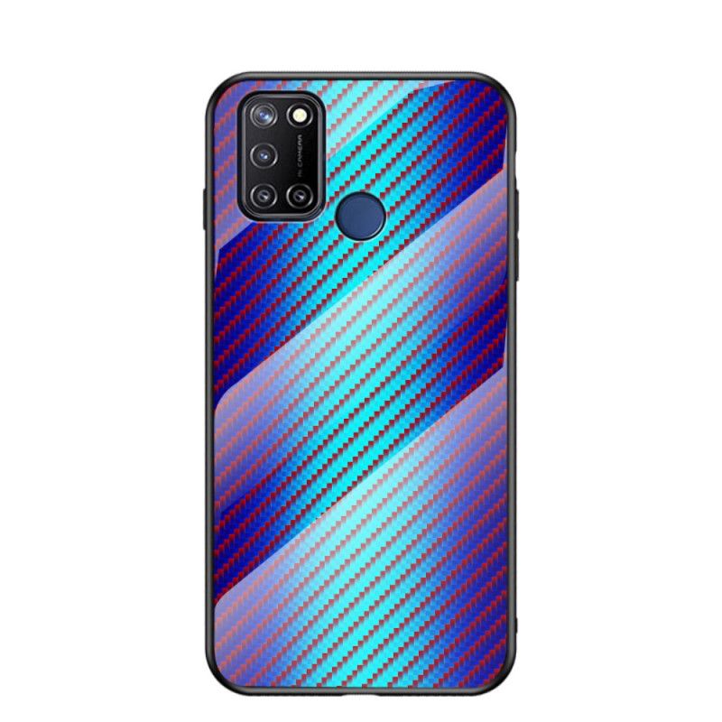 Cover Realme 7i Sort Kulfiber Hærdet Glas